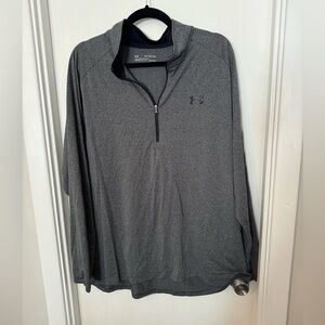 Under Armour long sleeve grey athletic top size 2XL